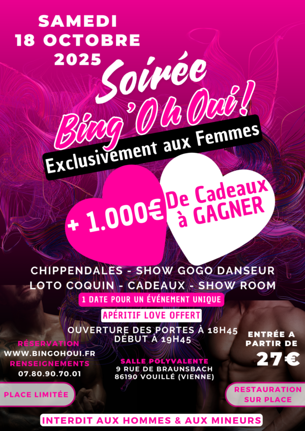 POITIERS - Soirée Bing'Oh Oui ! - Samedi 18 Octobre 2025 – Image 6