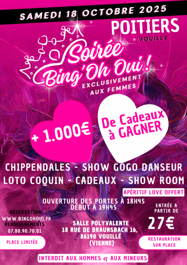 POITIERS - Soirée Bing'Oh Oui ! - Samedi 18 Octobre 2025 – Image 6