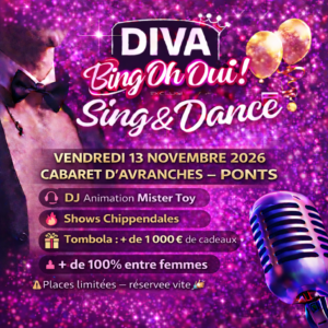 AVRANCHES - DIVA Bing'Oh Oui ! - Vendredi 13 novembre 2026
