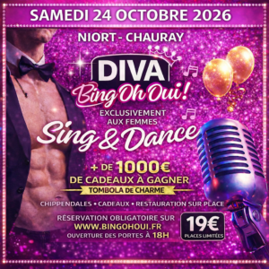 NIORT - Diva Bing'Oh Oui ! - Chauray- Samedi 24 octobre 2026
