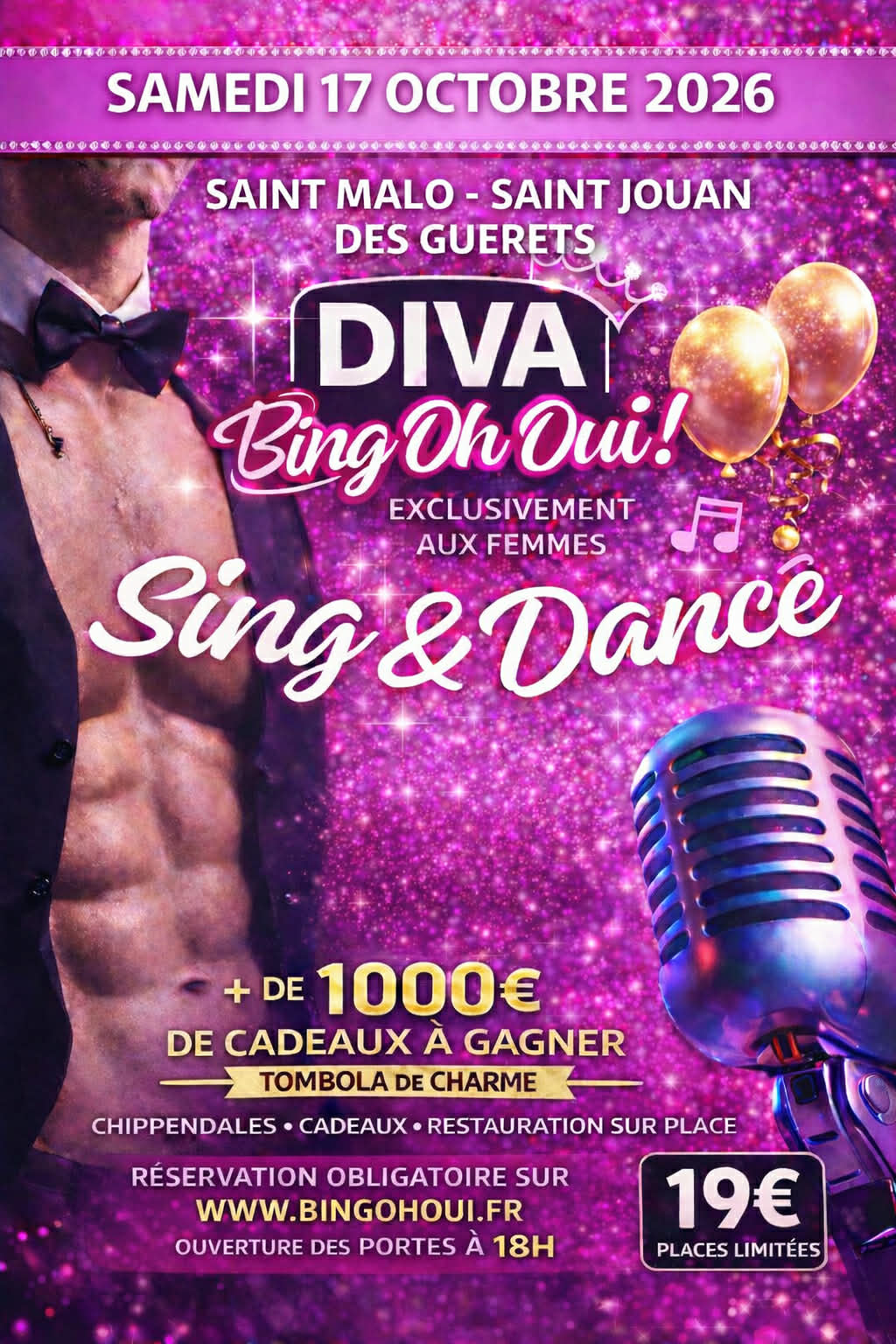 SAINT MALO - DIVA Bing'Oh Oui ! - saint jouan - samedi 17 octobre 2026 – Image 2